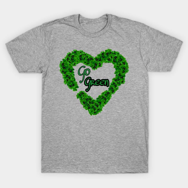 Go Green awareness T-Shirt by teedesign20